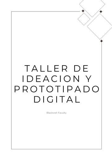 TALLER DE IDEACION Y PROTOTIPADO DIGITAL