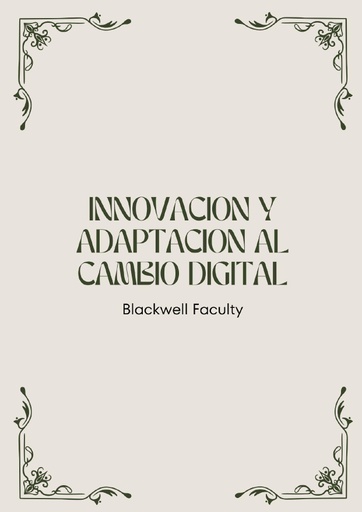 INNOVACION Y ADAPTACION AL CAMBIO DIGITAL