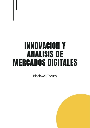 INNOVACION Y ANALISIS DE MERCADOS DIGITALES
