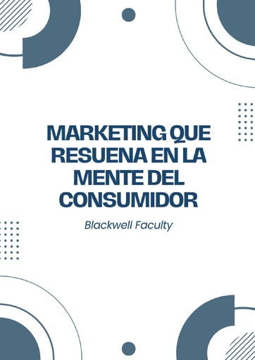 MARKETING QUE RESUENA EN LA MENTE DEL CONSUMIDOR
