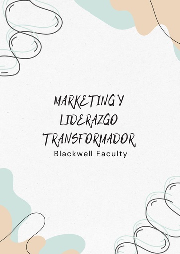 MARKETING Y LIDERAZGO TRANSFORMADOR