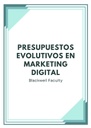 PRESUPUESTOS EVOLUTIVOS EN MARKETING DIGITAL