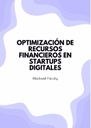 OPTIMIZACIÓN DE RECURSOS FINANCIEROS EN STARTUPS DIGITALES