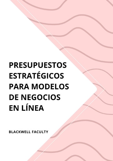 PRESUPUESTOS ESTRATÉGICOS PARA MODELOS DE NEGOCIOS EN LÍNEA