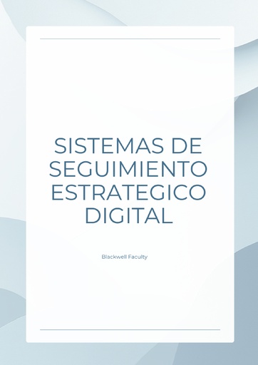 SISTEMAS DE SEGUIMIENTO ESTRATEGICO DIGITAL