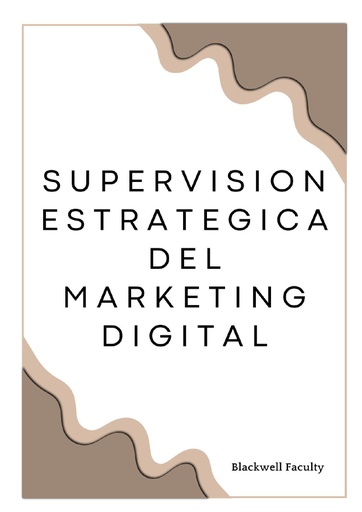 SUPERVISION ESTRATEGICA DEL MARKETING DIGITAL