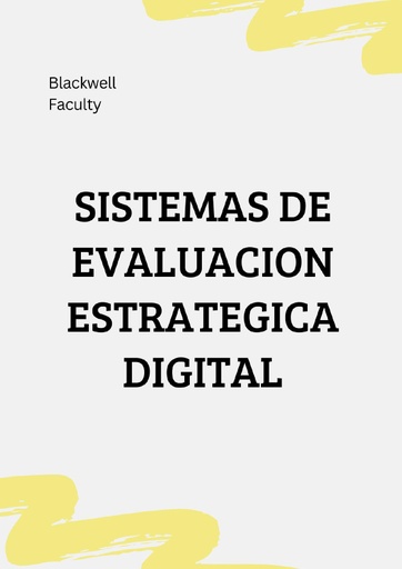 SISTEMAS DE EVALUACION ESTRATEGICA DIGITAL