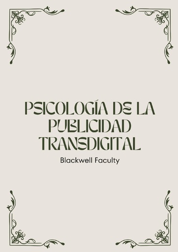 PSICOLOGÍA DE LA PUBLICIDAD TRANSDIGITAL