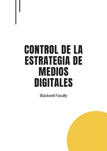 CONTROL DE LA ESTRATEGIA DE MEDIOS DIGITALES