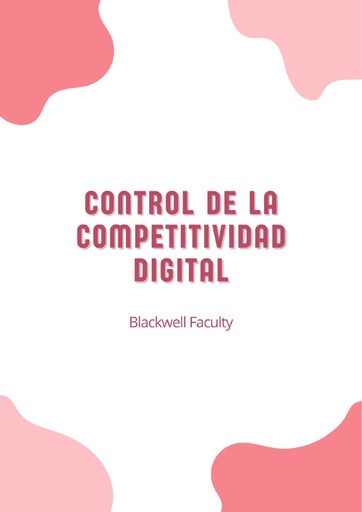 CONTROL DE LA COMPETITIVIDAD DIGITAL