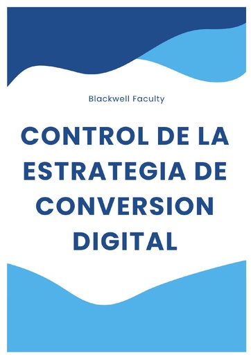 CONTROL DE LA ESTRATEGIA DE CONVERSION DIGITAL