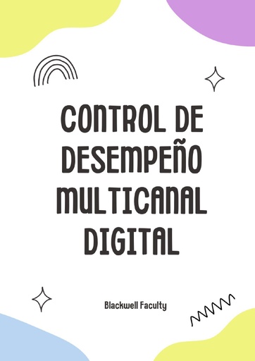 CONTROL DE DESEMPEÑO MULTICANAL DIGITAL