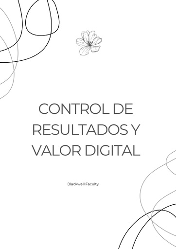CONTROL DE RESULTADOS Y VALOR DIGITAL