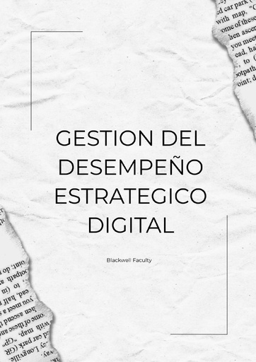 GESTION DEL DESEMPEÑO ESTRATEGICO DIGITAL