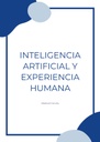 INTELIGENCIA ARTIFICIAL Y EXPERIENCIA HUMANA