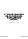 COMPORTAMIENTO SILENCIOSO DEL CONSUMIDOR ONLINE