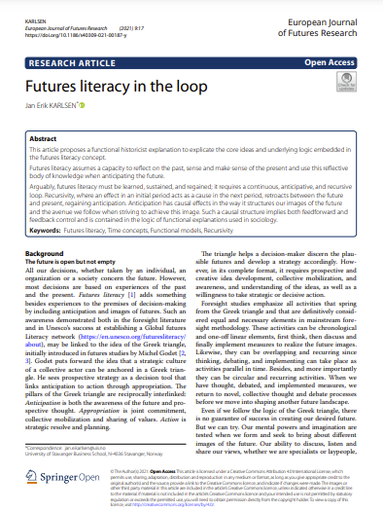 Futures literacy in the loop