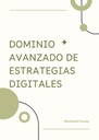 DOMINIO AVANZADO DE ESTRATEGIAS DIGITALES