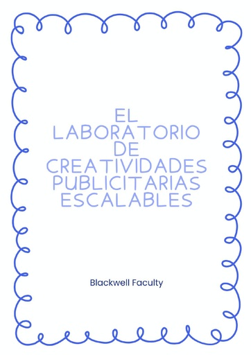 EL LABORATORIO DE CREATIVIDADES PUBLICITARIAS ESCALABLES