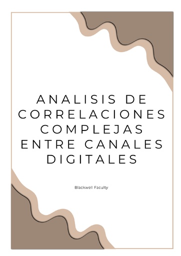 ANALISIS DE CORRELACIONES COMPLEJAS ENTRE CANALES DIGITALES