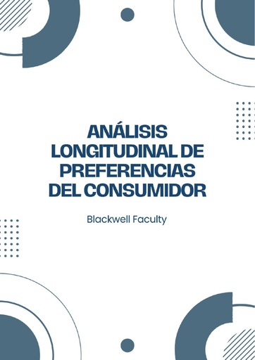 ANÁLISIS LONGITUDINAL DE PREFERENCIAS DEL CONSUMIDOR