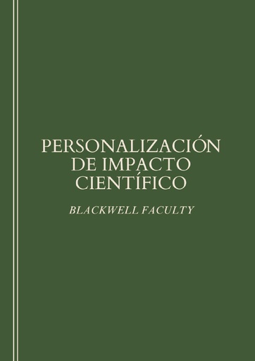 PERSONALIZACIÓN DE IMPACTO CIENTÍFICO