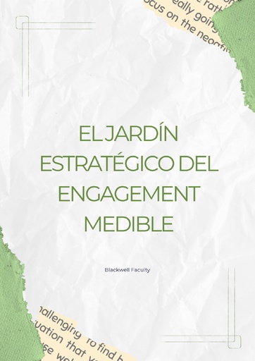 EL JARDÍN ESTRATÉGICO DEL ENGAGEMENT MEDIBLE