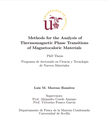 Methods for the analysis of thermomagnetic phase transitions of magnetocaloric materials