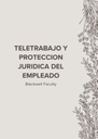 TELETRABAJO Y PROTECCION JURIDICA DEL EMPLEADO