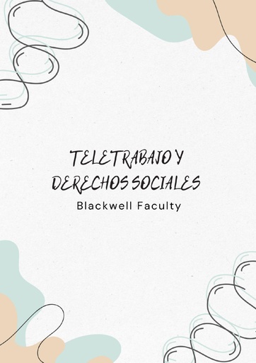TELETRABAJO Y DERECHOS SOCIALES