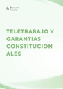 TELETRABAJO Y GARANTIAS CONSTITUCIONALES