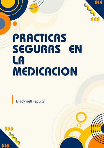 PRACTICAS SEGURAS EN LA MEDICACION
