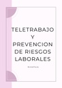 TELETRABAJO Y PREVENCION DE RIESGOS LABORALES
