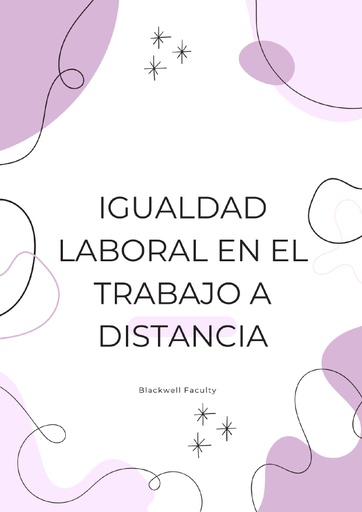 IGUALDAD LABORAL EN EL TRABAJO A DISTANCIA