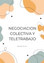 NEGOCIACION COLECTIVA Y TELETRABAJO