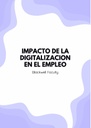 IMPACTO DE LA DIGITALIZACION EN EL EMPLEO