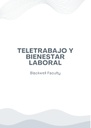 TELETRABAJO Y BIENESTAR LABORAL