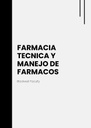 FARMACIA TECNICA Y MANEJO DE FARMACOS