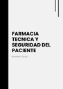 FARMACIA TECNICA Y SEGURIDAD DEL PACIENTE