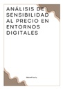 ANÁLISIS DE SENSIBILIDAD AL PRECIO EN ENTORNOS DIGITALES