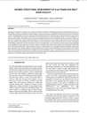 Seismic structural assessment of a 40 years old melt shop facility