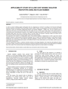 Applicability study of a low cost seismic isolator prototype using recycled rubber