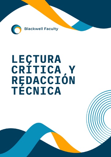 LECTURA CRÍTICA Y REDACCIÓN TÉCNICA