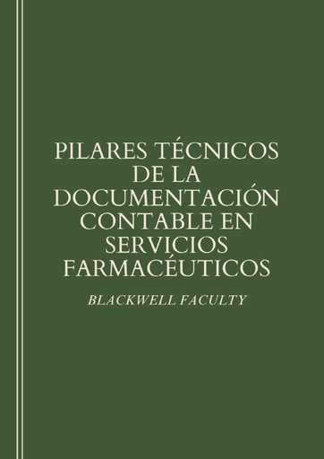 PILARES TÉCNICOS DE LA DOCUMENTACIÓN CONTABLE EN SERVICIOS FARMACÉUTICOS