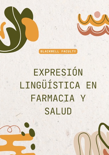 EXPRESIÓN LINGÜÍSTICA EN FARMACIA Y SALUD