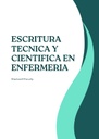 ESCRITURA TECNICA Y CIENTIFICA EN ENFERMERIA