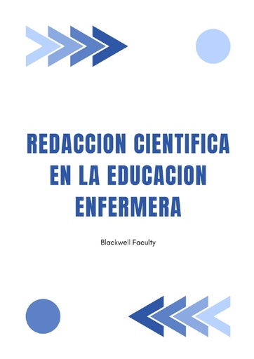 REDACCION CIENTIFICA EN LA EDUCACION ENFERMERA