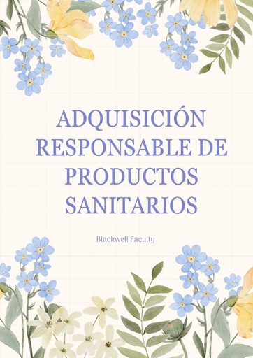ADQUISICIÓN RESPONSABLE DE PRODUCTOS SANITARIOS