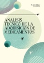 ANÁLISIS TÉCNICO DE LA ADQUISICIÓN DE MEDICAMENTOS