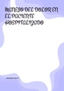 MANEJO DEL DOLOR EN EL PACIENTE HOSPITALIZADO